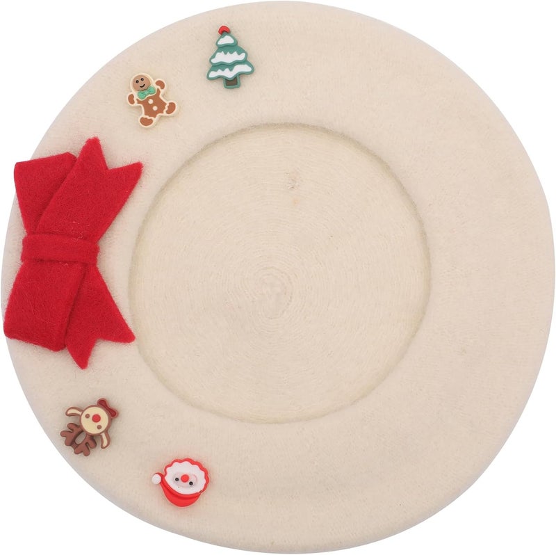 ZLYC Wool Kids Beret Hat Girls Solid Color Artist French Beret Cap - Image 5